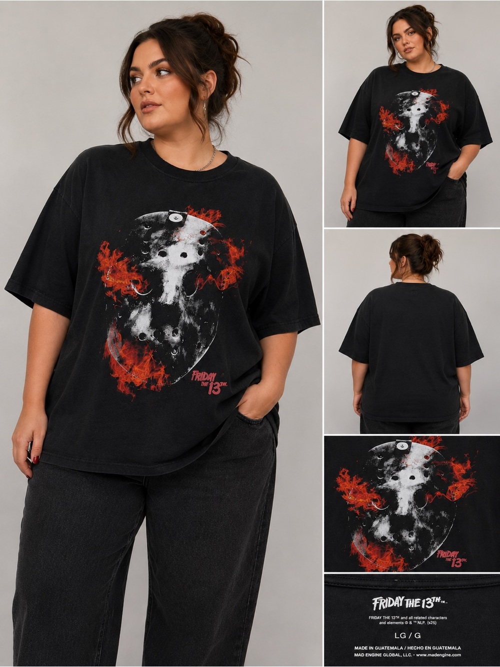 Friday the 13th Jason Mask Graphic Tee